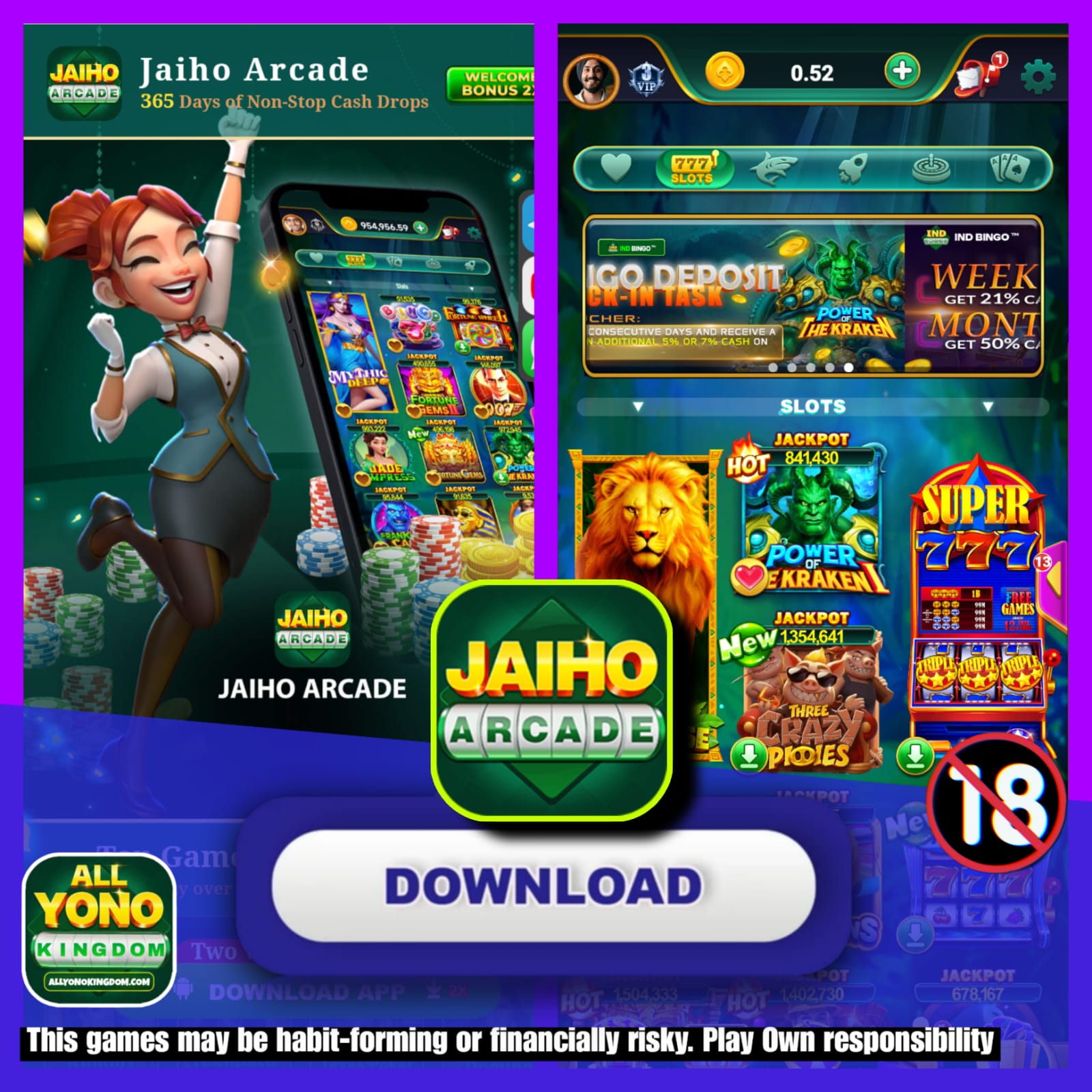 Jaiho Arcade App