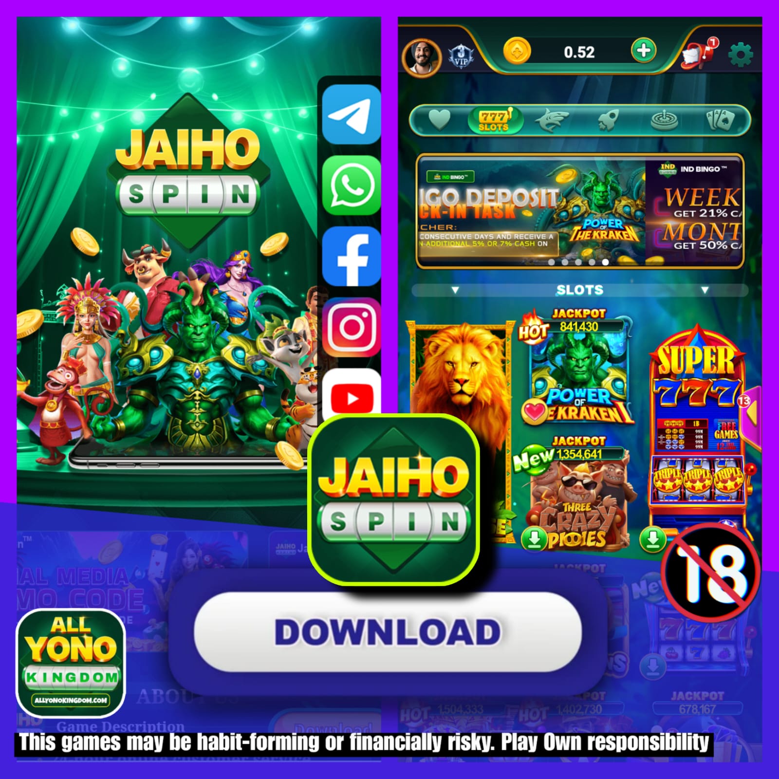 Jaiho Spin App