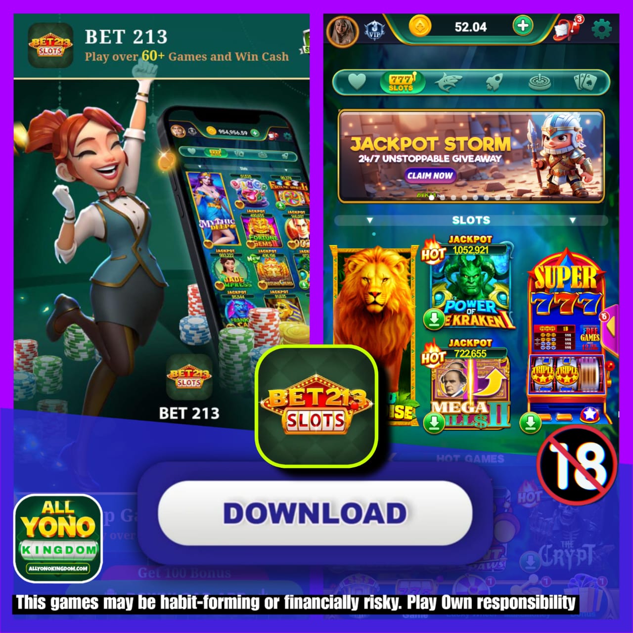 Bet 213 Slots App